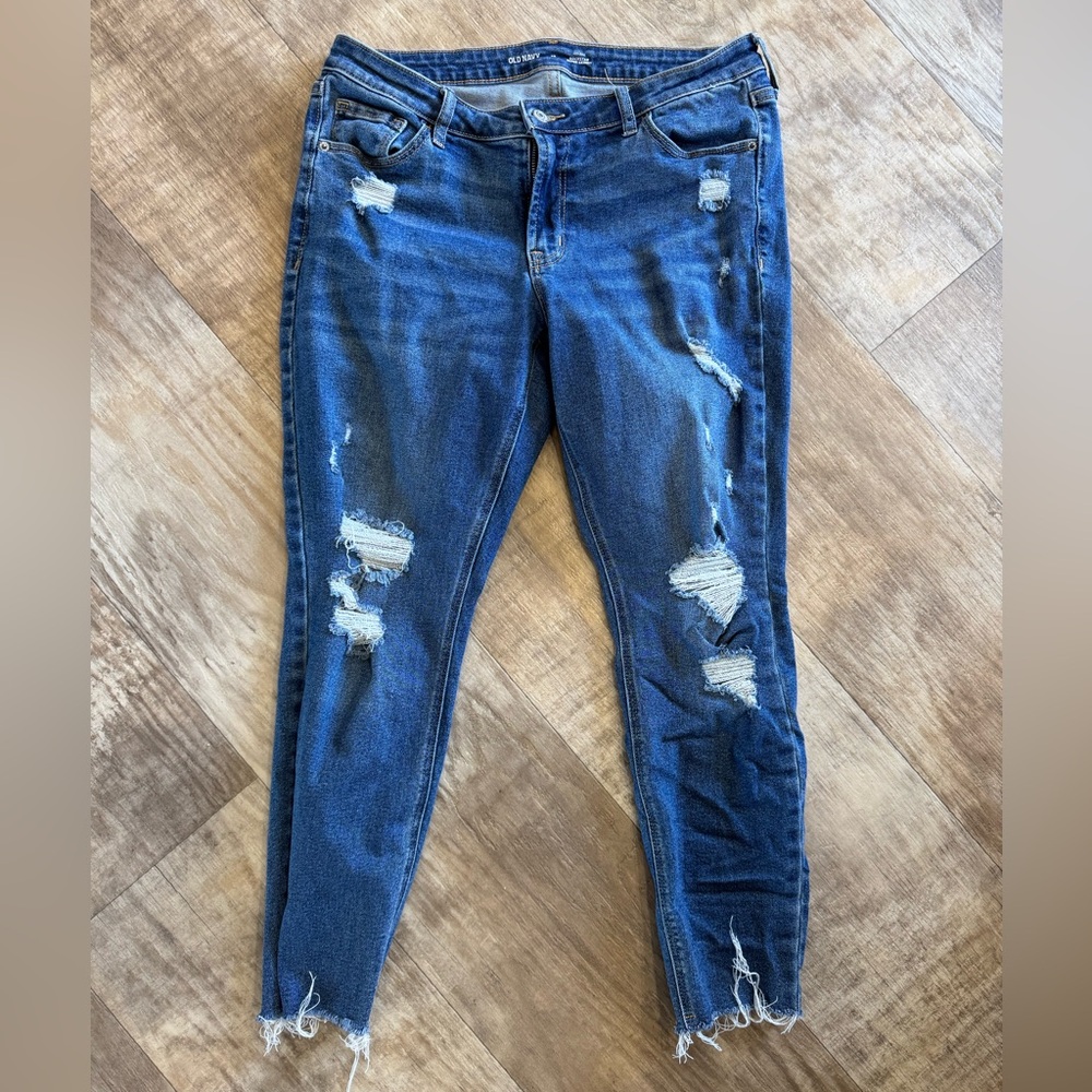 Mid rise Rockstar super skinny 12
